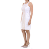 Short Two Color Linen Dress DRESSES