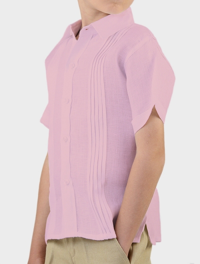 Short Sleeve Pink Shirt (Kids) SHIRTS