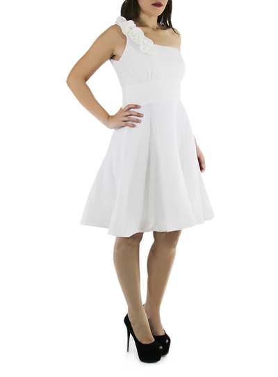 100% Linen Made Fit & Flare Dress DRESSES