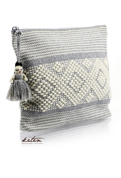 Hermoso Bolso Gris Telar De Cintura BOLSAS & CARTERAS