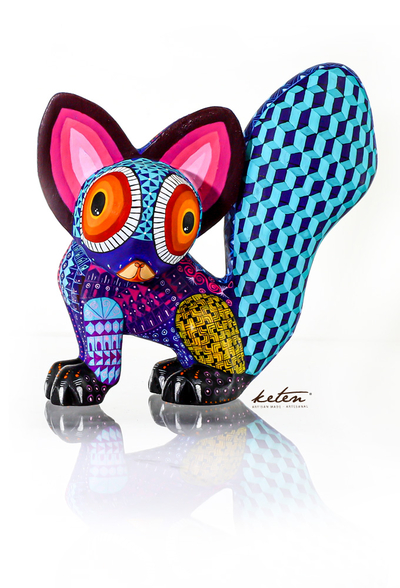 Tarsier Alebrije Hand Carved Wood / Hand Painted Mexican Tarsier ALEBRIJES - CARVED PIECES