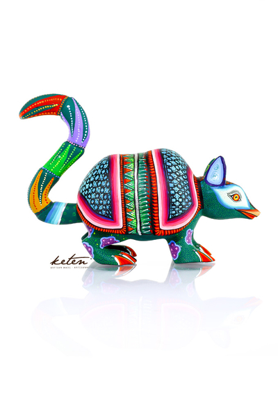 Alebrije Colorido Armadillo Alebrije De Madera Copal ALEBRIJES