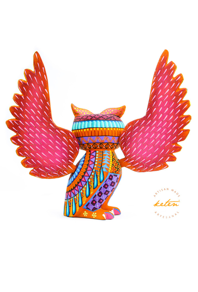 Alebrije de Búho Mexicano Hecho a Mano Calidad Premium ALEBRIJES