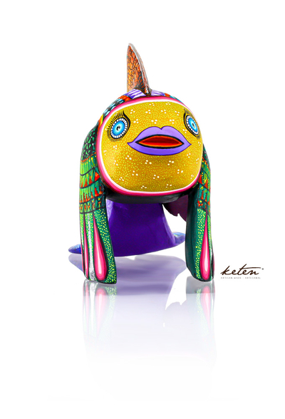 Fish Alebrije Hand Carved Wood Hand Painted ALEBRIJES - CARVED PIECES