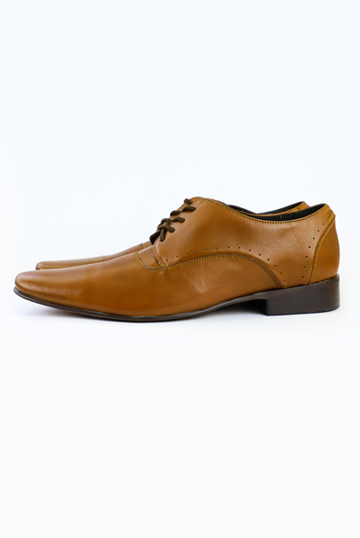 100% Leather Handmade Shoes, Tan SHOES FOR MEN