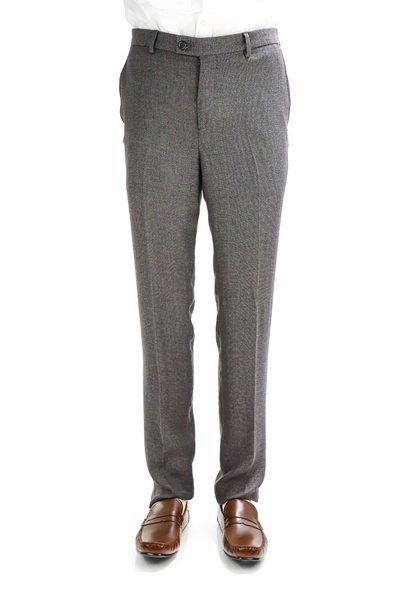 Light Gray Natural Pique Linen Pants for Men TROUSERS