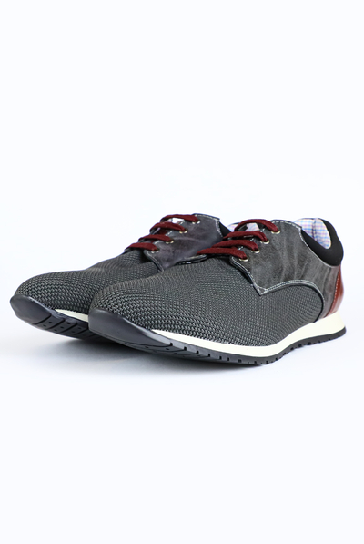 Gray Color Casual Tenis Shoes For Men SHOES FOR MEN