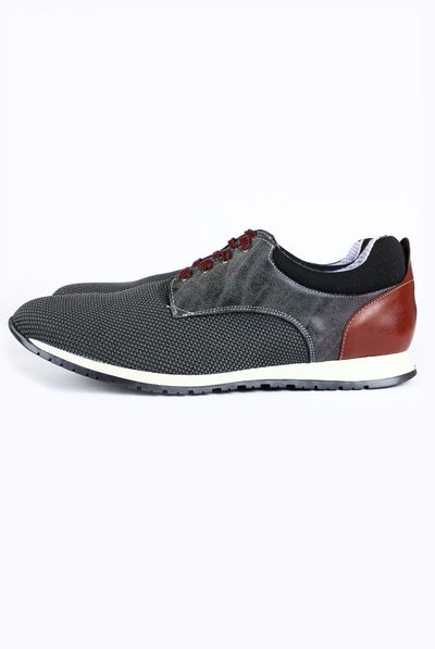 Gray Color Casual Tenis Shoes For Men SHOES FOR MEN