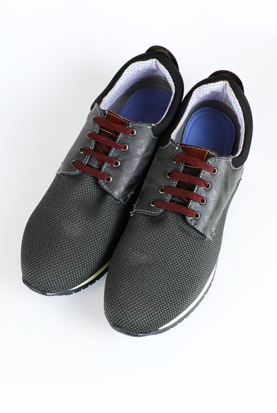 Gray Color Casual Tenis Shoes For Men SHOES FOR MEN