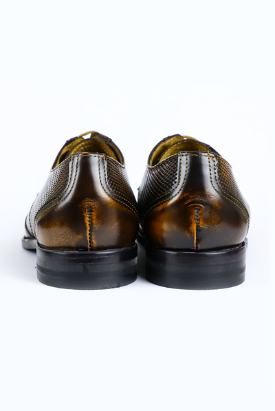 Brown Color Leather Shoes For Men Keten Exclusive MEN