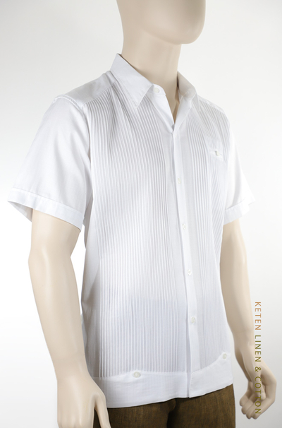 Short-sleeved Presidential Cotton Guayabera GUAYABERAS